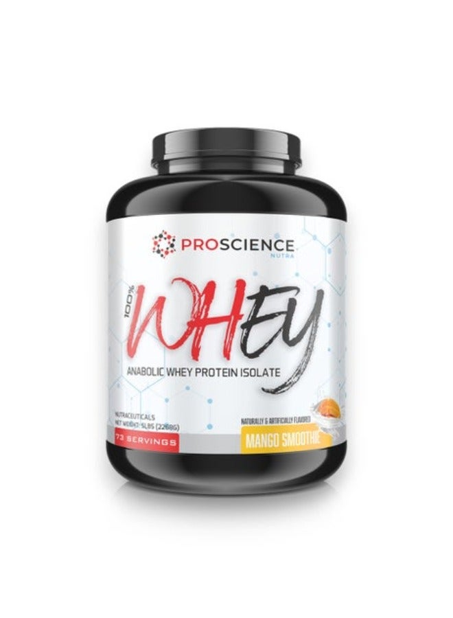 100% Whey Protein, Anabolic Whey Protein Isolate, Cookies & Cream Flavour, 5 Lb