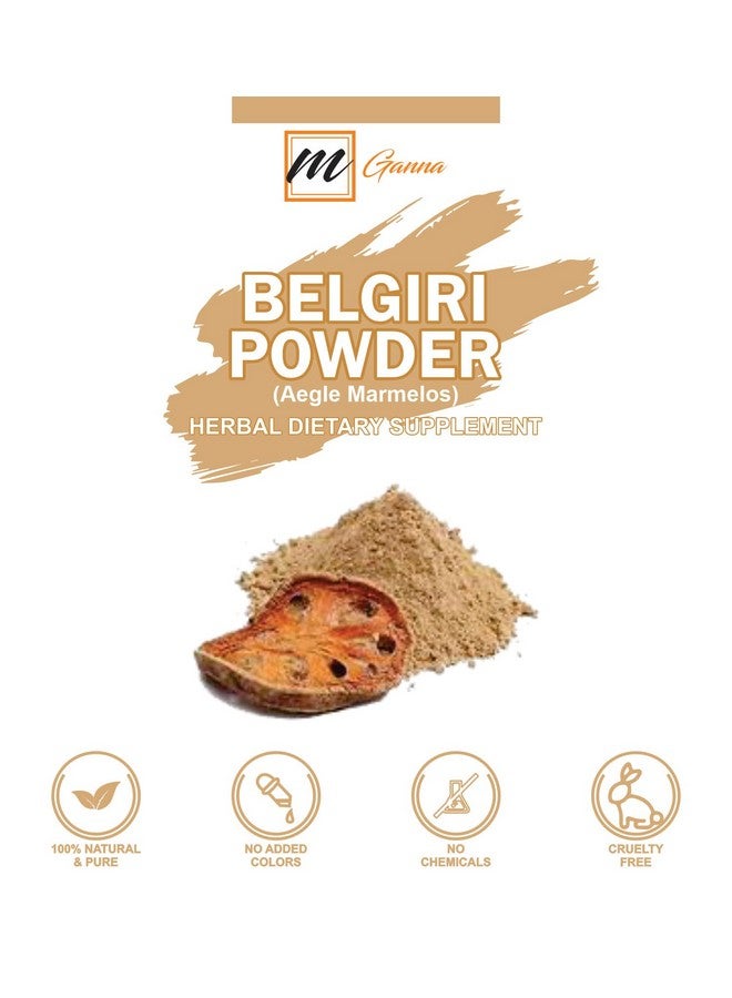 100% Natural Belgiri Aegle Marmelos Bael Phal Dry Bel Wood Apple Powder For Healthy Hair And Skin 227 Gms0.5 Lbs