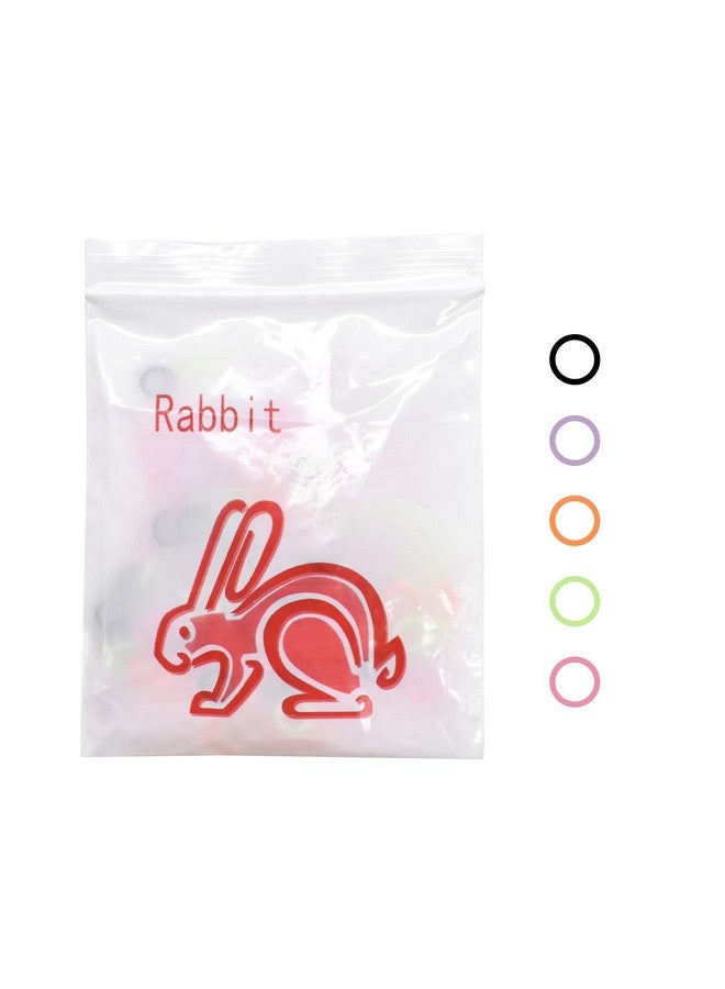 2 Packs(200Pcs) Multicolor Dental Orthodontic Elastics Latex Rubber Bands For Braces Great For Dentist Dreadlocks Braids Top Knots Tool Professional 4.5Oz (Rabbit 316In)