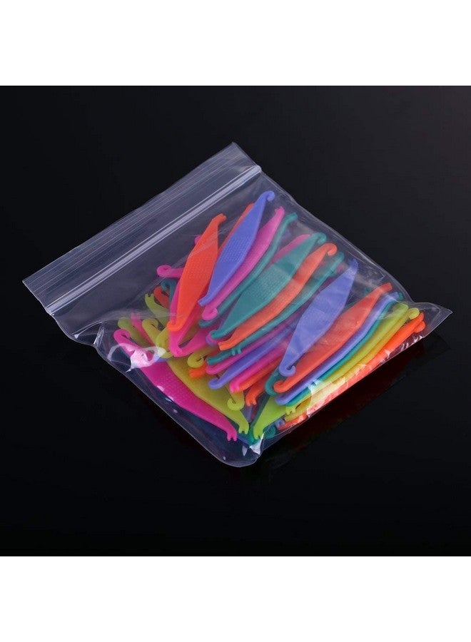 Dental Elastic Rubber Bands Placers For Braces Disposable Plastic Orthodontic Elastic Placers Multicolor (50Pcs)