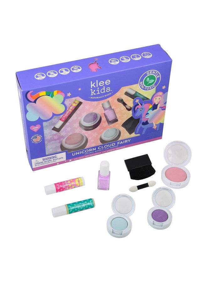 Luna Star Naturals Klee Kids Deluxe Play Makeup Kit. Gentle And Nontoxic. Made In Usa. (Unicorn Cloud Fairy)