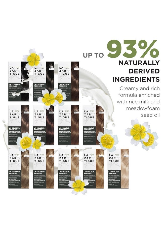 La Couleur Absolue 7.00 Blond Permanent Haircolour With Botanical Extracts Nourishing Color And Shine Free From Ammonia Ppd Resorcinol Mineral Oils And Silicone Vegan