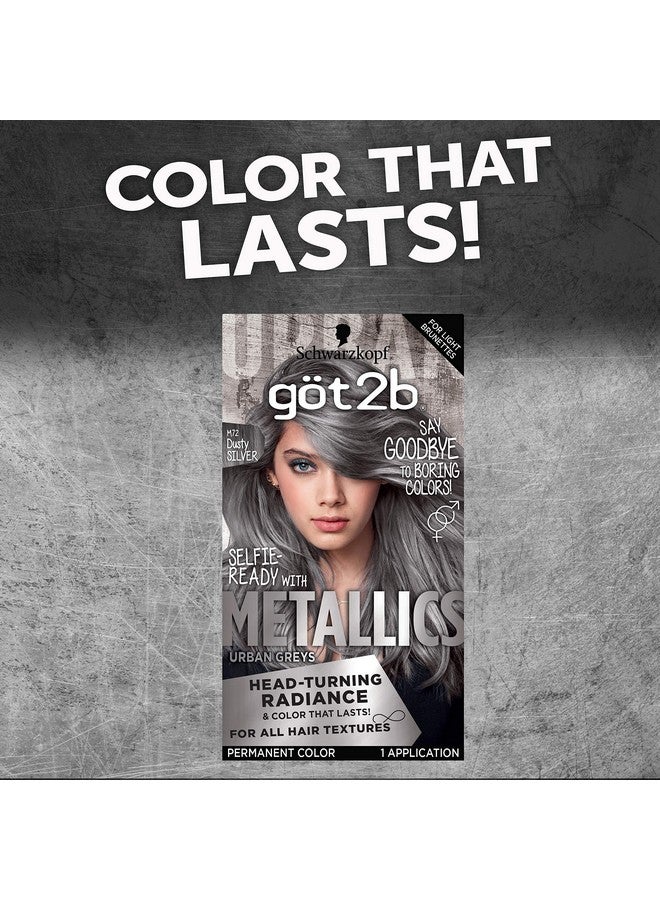 Metallics Permanent Hair Color M72 Dusty Silver