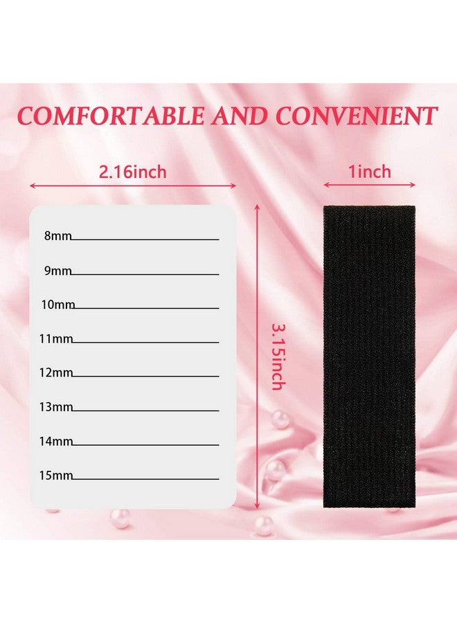 4 Pieces Lash Holder Eyelash Extension Hand Pallet Tray Tools With Adjustable Wrist Strap Adjustable Lash Tray Strip Palette One Size Fits Most Eyelash Extension Holder (815 Mm Pattern)