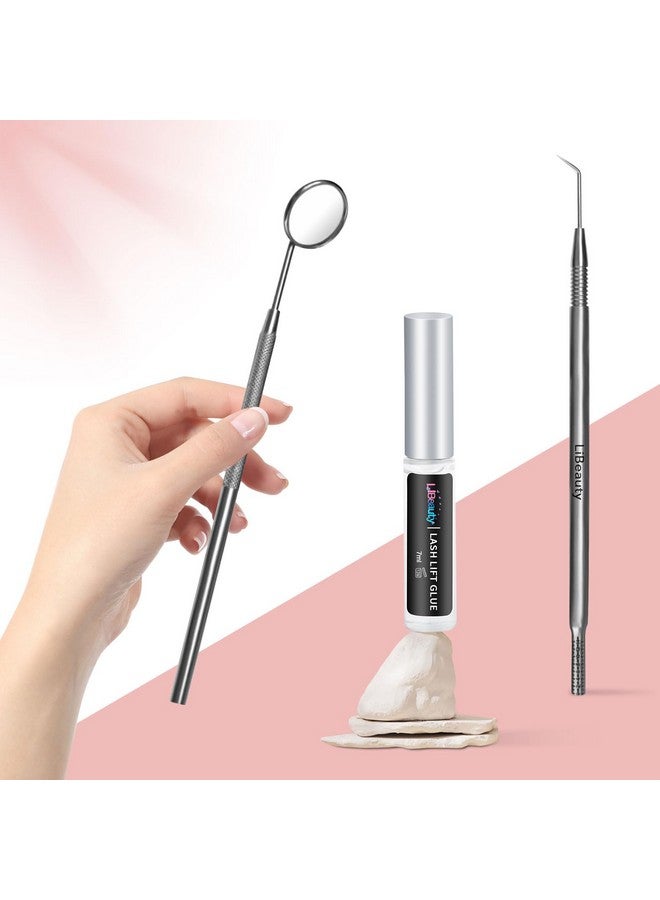 Lash Lift Glue Stron Sticky Eyelash Perm Adhesive Lash Lift Tool Eyelash Lifting Accessories 3 In 1 For Lash Lift Or False Eyelashes And Dissolves Quickly In Water