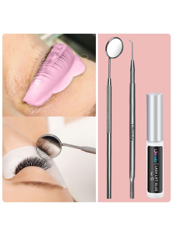 Lash Lift Glue Stron Sticky Eyelash Perm Adhesive Lash Lift Tool Eyelash Lifting Accessories 3 In 1 For Lash Lift Or False Eyelashes And Dissolves Quickly In Water