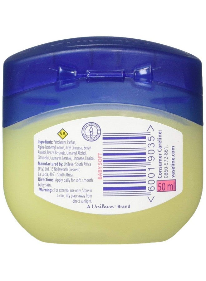 Ix Vaseline Baby Gentle Protective Petroleum Jelly Travel Size 1.7 Oz 6 Count (Pack Of 1)