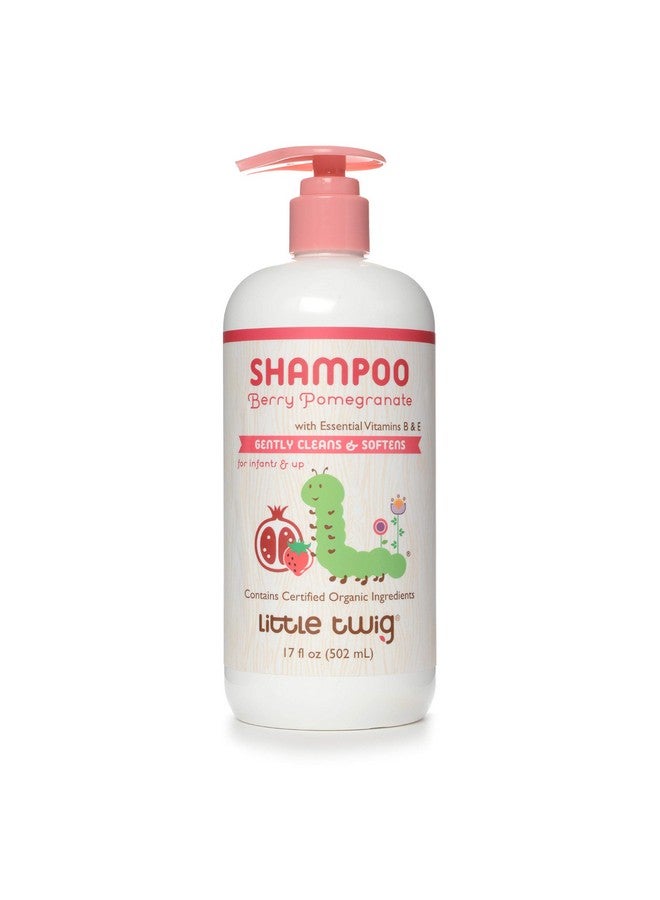 Shampoo Natural Plant Derived Formula Berry Pomegranate 17 Fl Oz.