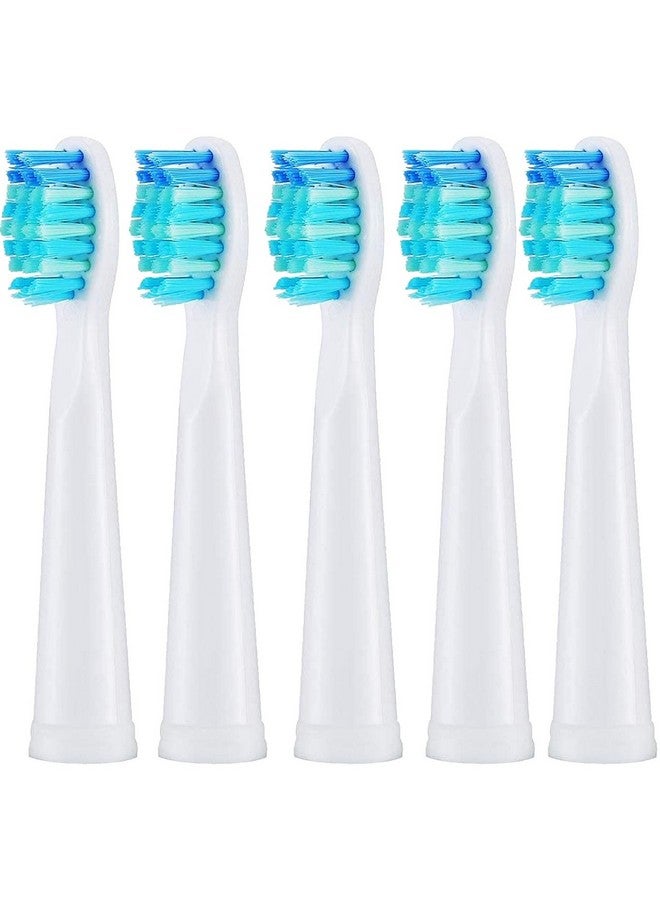 5Pc Toothbrush Heads Compatible With Fairywill D7D8Fw507508 551917959D1D3 (White)