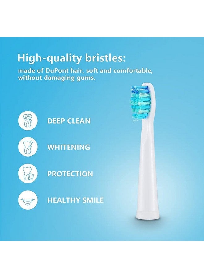 5Pc Toothbrush Heads Compatible With Fairywill D7D8Fw507508 551917959D1D3 (White)