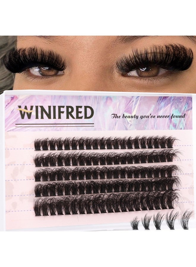 Lash Clusters Thick Eyelash Extension Fluffy Cluster Lashes 18Mm Mink Lash Clusters Eyelashes Full Volume Diy Eye Lash Extension Individual Lashes By Winifred