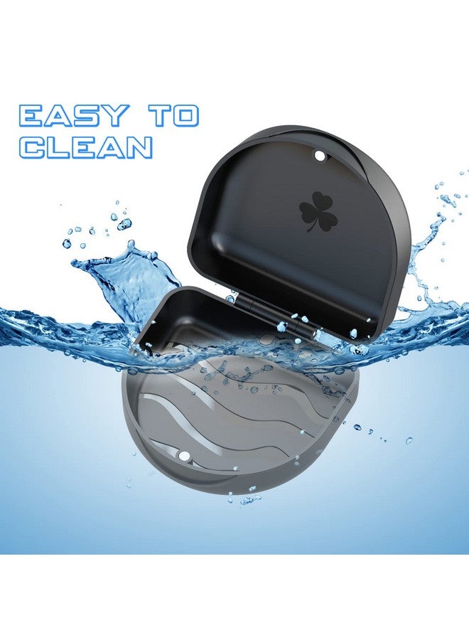 Aligner Case Retainer Case Braces Box 1 Piece Orthodontic Box Black.