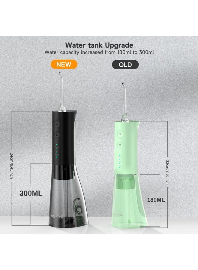 Ossers For Teeth 300Ml Cordless Water Flosser Mornwell 3S Pressure Crescendo Oral Irrigator Professional Rechargeable Portable Water Flosser With 4 Tips