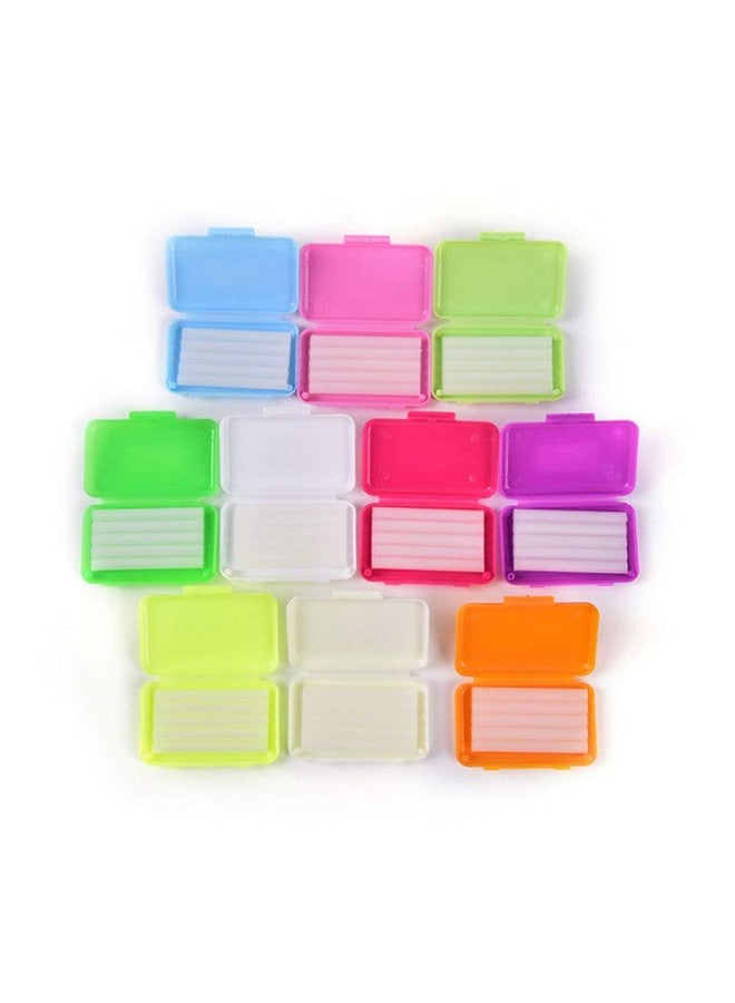 12 Pack Colorful Orthodontic Wax Dental Wax For Braces Wearer