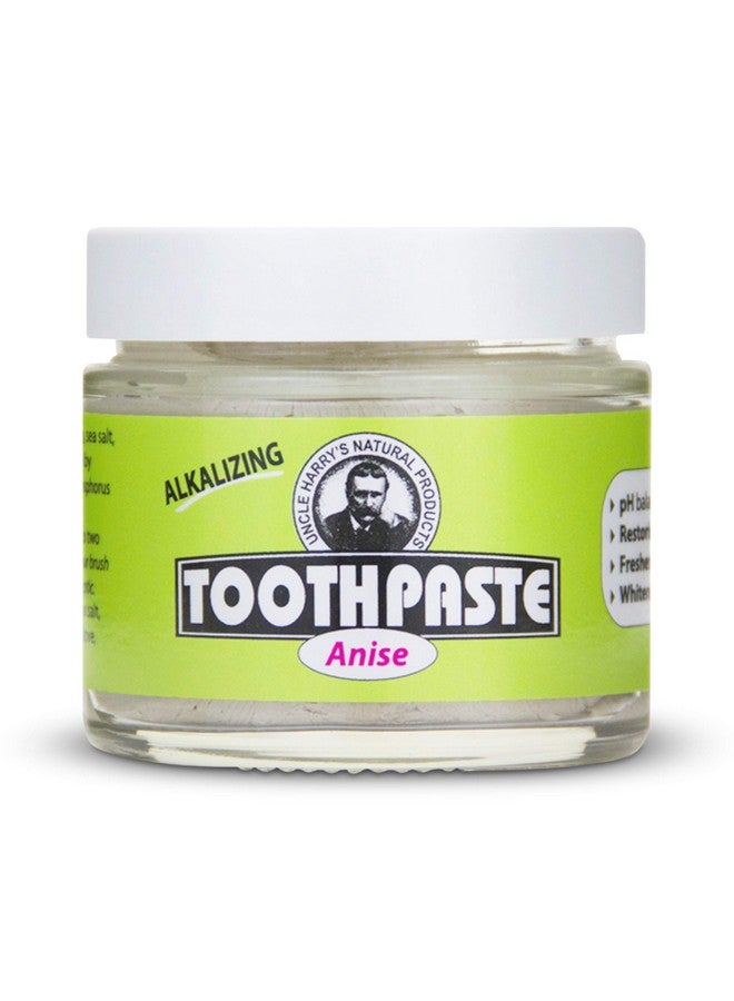 Anise Remineralizing Toothpaste Natural Whitening Toothpaste Freshens Breath & Promotes Enamel Vegan Fluoride Free Toothpaste
