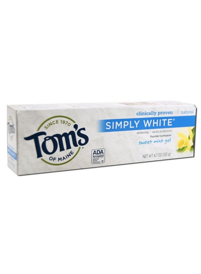 Natural Simply White Fluoride Toothpaste Sweet Mint 4.7 Oz.
