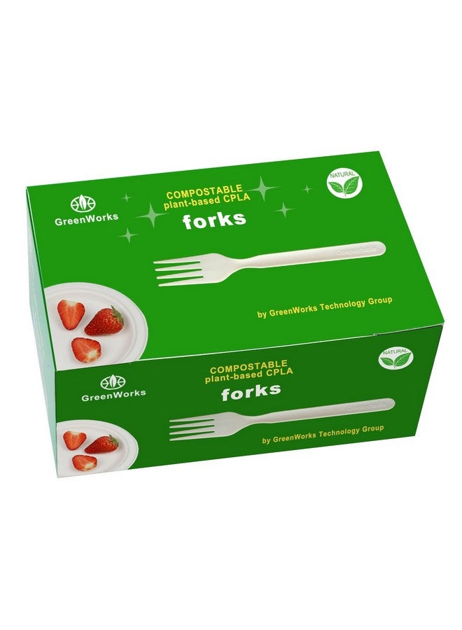 Heavyduty Compostable Forks Bpi Certified 100 Count 7