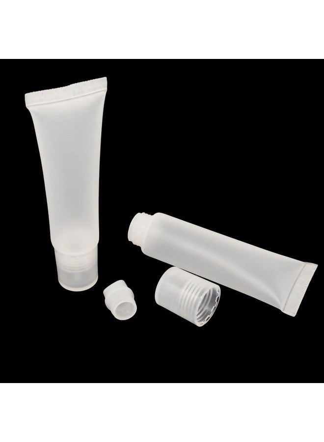 10Pcs 15Ml Refillable Clear Empty Lip Gloss Balm Containers Soft Empty Tubes