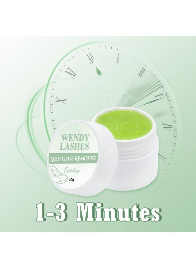 Wendy Lash Remover For Lash Extensions Lash Cluster Remover Eyelash Glue Remover Mild Nonirritating Lash Glue Remover Strong Cleaning Individual Cluster Lash Remover(Cantaloupe10G)