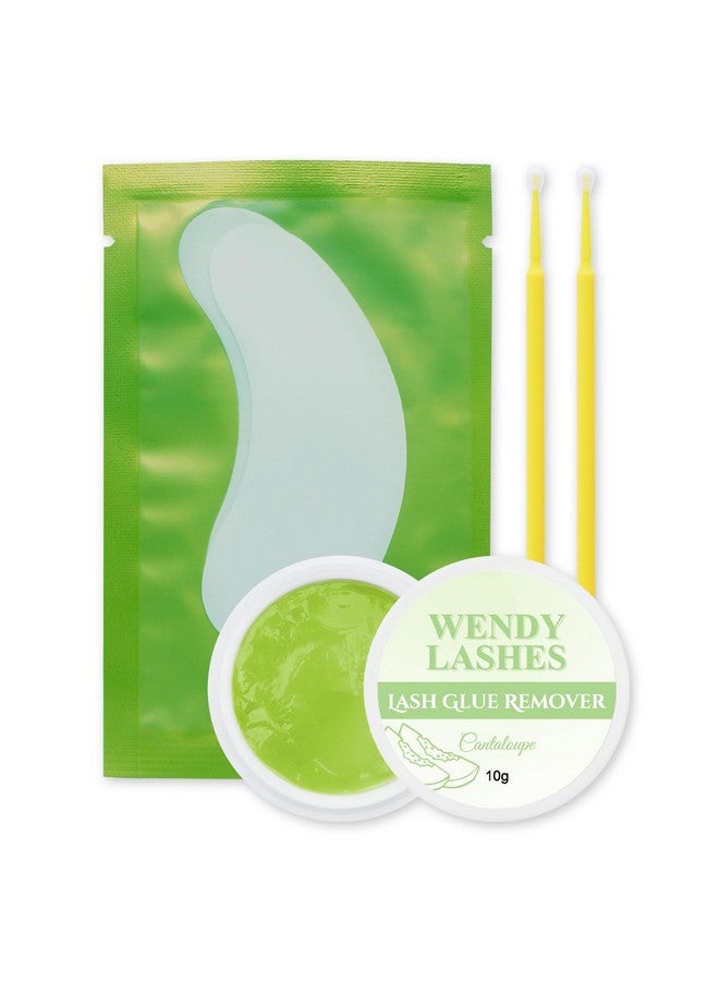 Wendy Lash Remover For Lash Extensions Lash Cluster Remover Eyelash Glue Remover Mild Nonirritating Lash Glue Remover Strong Cleaning Individual Cluster Lash Remover(Cantaloupe10G)