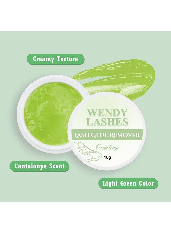 Wendy Lash Remover For Lash Extensions Lash Cluster Remover Eyelash Glue Remover Mild Nonirritating Lash Glue Remover Strong Cleaning Individual Cluster Lash Remover(Cantaloupe10G)