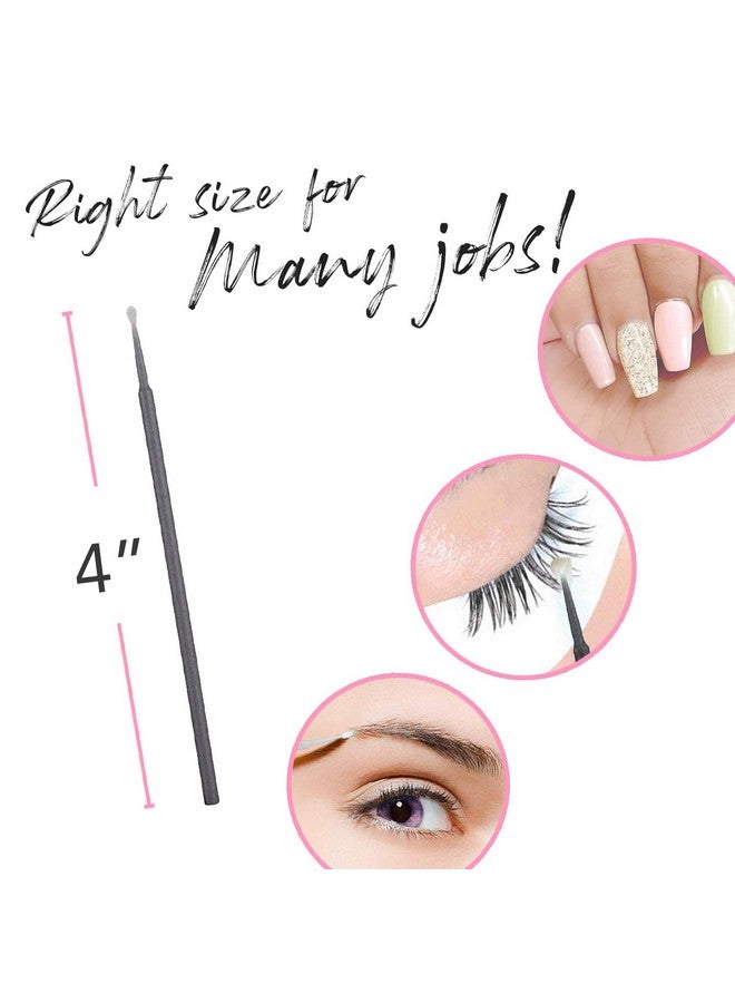 Micro Qtip Brush Applicators For Eyelash Extension And Makeup 500 Brushes (White)