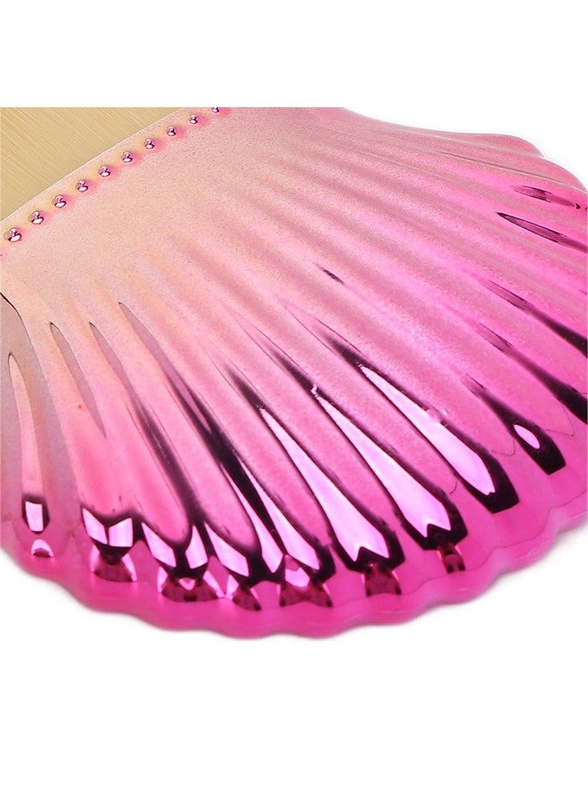 Soft Hair Bb Cream Foundation Brush Mermaid Makeup Brushes Fashionable Blusher Makeup Brush Cosmetic Tool Fishtail Makeup Brush Fluffy Powder Brushes For Girl