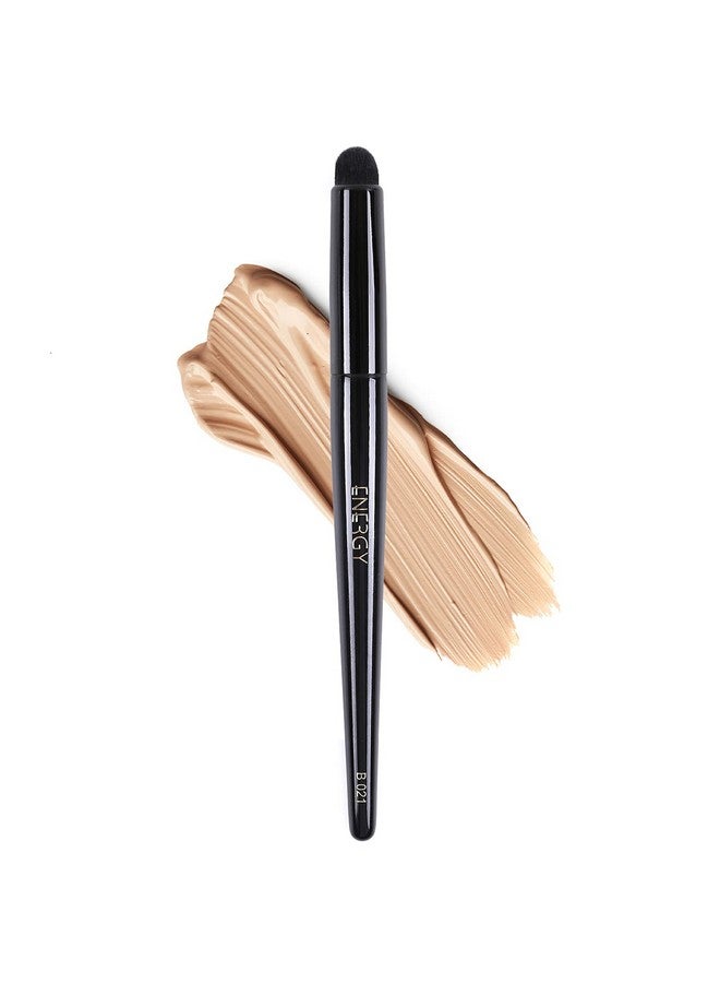 Tapered Concealer Brush Under Eye Mini Kabuki Makeup Brush For Liquid Cream Concealer Foundation Powders Cosmetics Blending Buffing Soft Vegan Small Face Brush