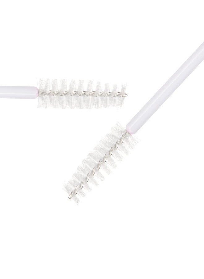 300 Pack Eyelash Mascara Wands Disposable Lash Brushes For Extensions Makeup Brush Applicators Tool Kit Whitewhite