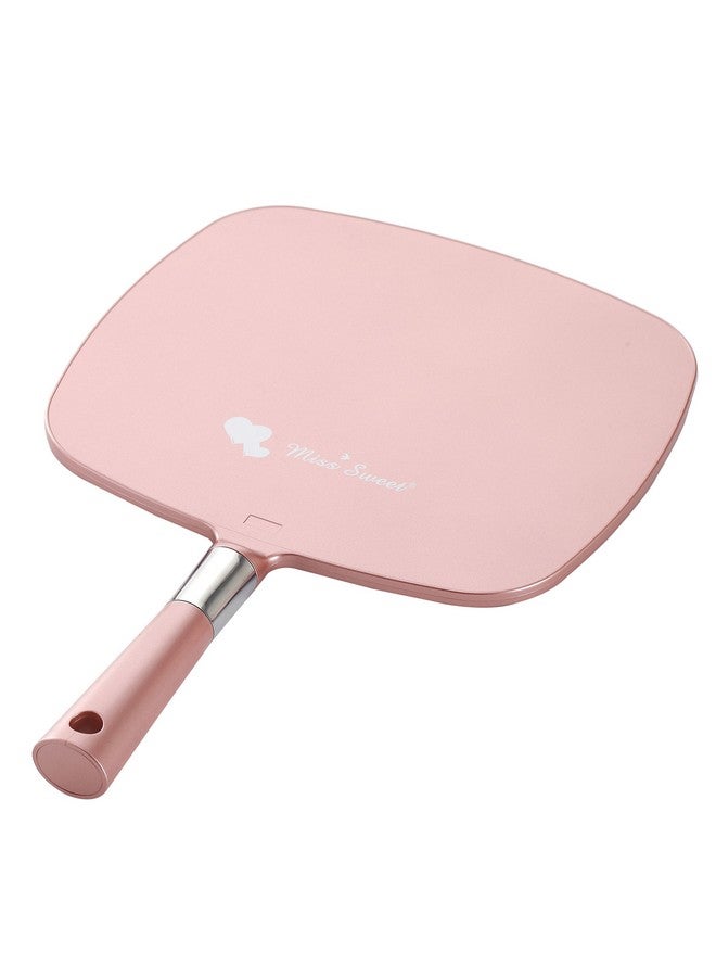 Handheld Mirror Makeup Mirror (Rose Gold)