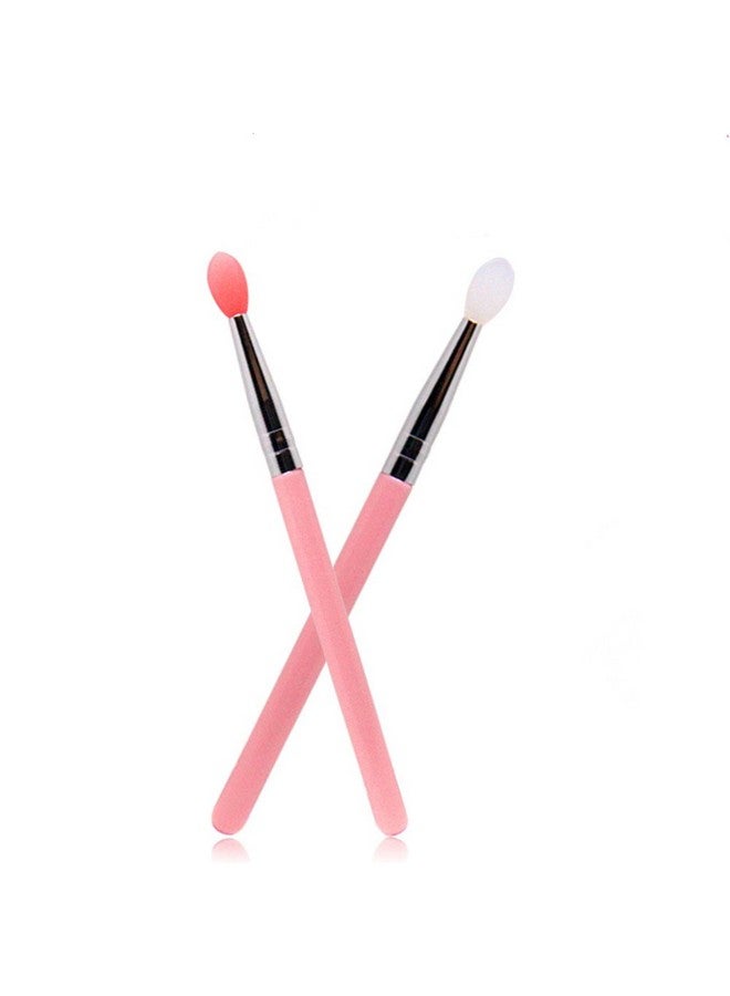 Silicone Lip Brush Makeup Eyebrow Lip Brushes Cosmetic Makeup Brush Set Silicone Brushes (2Pcs Lip Brush)