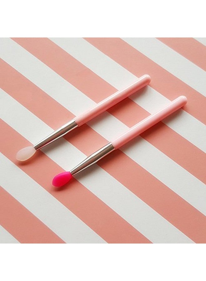 Silicone Lip Brush Makeup Eyebrow Lip Brushes Cosmetic Makeup Brush Set Silicone Brushes (2Pcs Lip Brush)