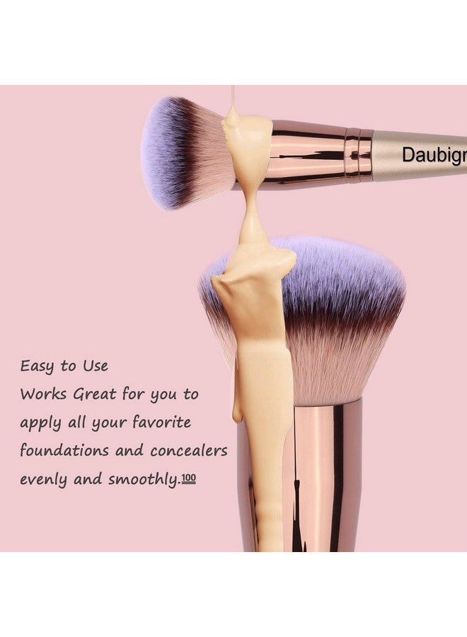 Makeup Brushes Dualended Foundation Brush Concealer Brush Perfect For Any Look Premium Luxe Hair Rounded Taperd Flawless Brush Ideal For Liquid Cream Powderblending Buffingconcealer