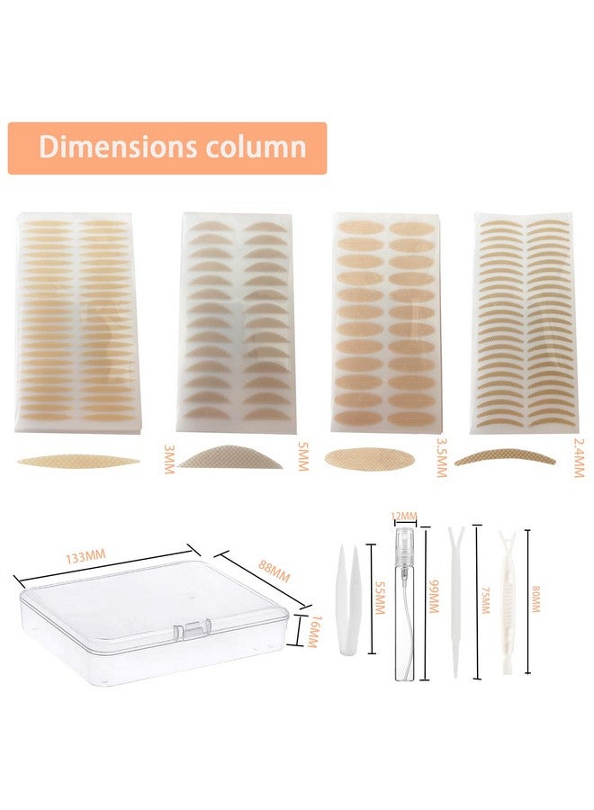 1728Pcs Premium Quality Complexion Natural Invisible Single Side Eyelid Tape Stickers Medicaluse Fiber Eyelid Lift Strip Instant Eye Lift Without Surgery Perfect For Uneven Monoeyelids