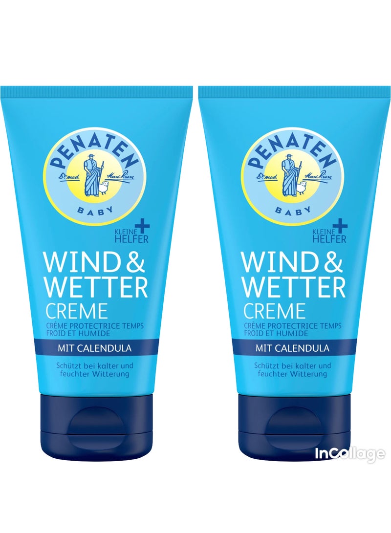 Penaten Wind & Weather Cream Double Pack (2 x 75 ml), 150 ml