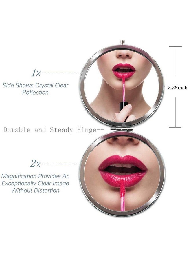 Pack Of 9 Compact Pocket Makeup Mirrors Set Include 1 Bride To Be Mirror And 8 Bride Tribe Mirrors Bachelorette Party Bridesmaid Proposal Gifts (Champagne)