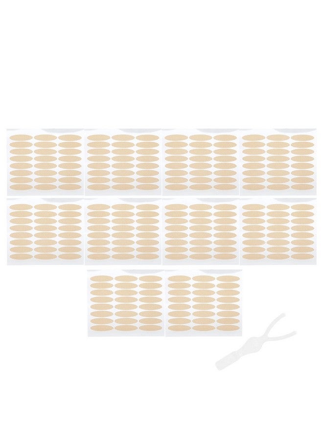 Eyelid Tape 240 Pairs Double Tapes Stickers Natural Lift Strip Sticker With Fork Rod Eyelids Big Eye Makeup Tool For Saggy Hooded Droopy Uneven Monoeyelids