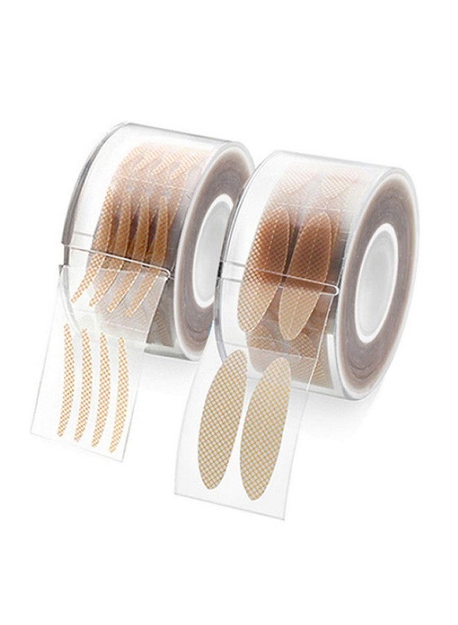 2Rolls600Pairs Invisible Lace Onesided Sticky Double Eyelid Tapes Stickers Eyelid Strips Instant Lift Eyelids Without Surgery Perfect For Saggy Hooded Droopy Uneven Monoeyelids