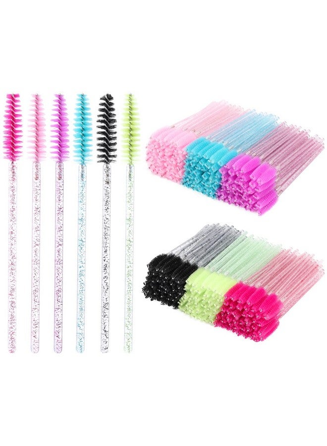 300 Disposable Mascara Wands Eyelash Brush Spoolies For Eye Lash Extension Eyebrow And Makeup Crystal Tbestmax