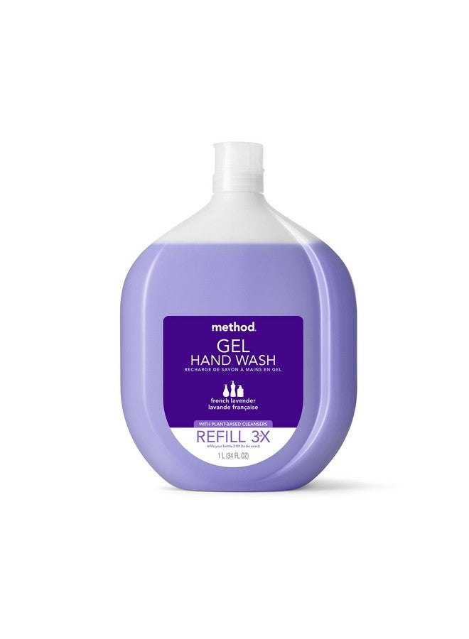 Gel Hand Soap Refill French Lavender Recyclable Bottle Biodegradable Formula 34 Fl Oz (Pack Of 1)