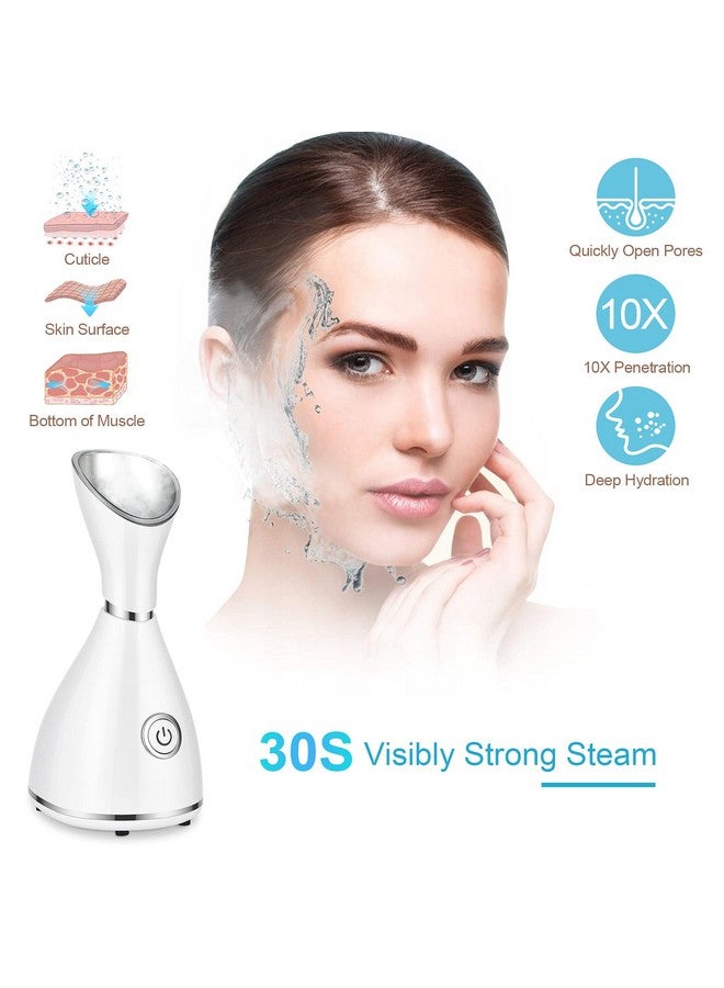 Facial Steamer For Face Face Steamer For Facial Deep Cleaning Face Steamer Nano Mister Set For Sinuses Unclogs Pores Home Spa Skin Care