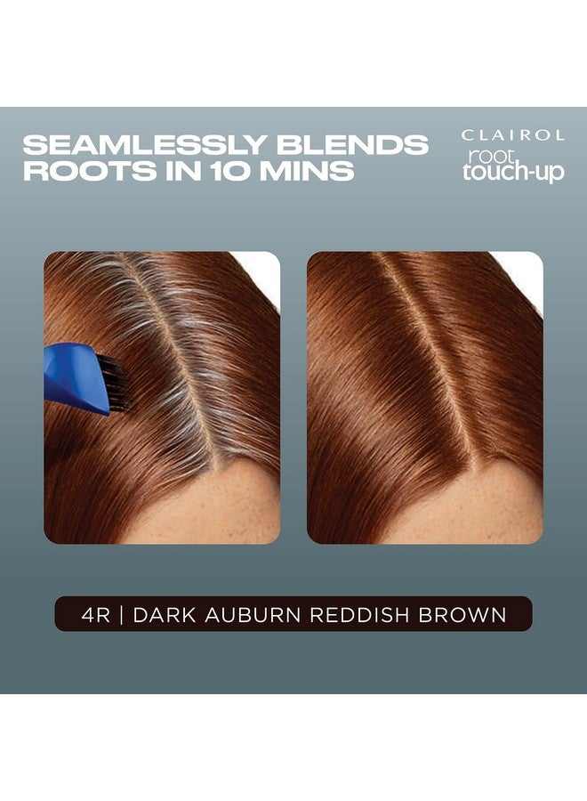 Root Touchup By Nice'N Easy Permanent Hair Dye 4R Dark Auburn/Reddish Brown Hair Color Pack Of 1