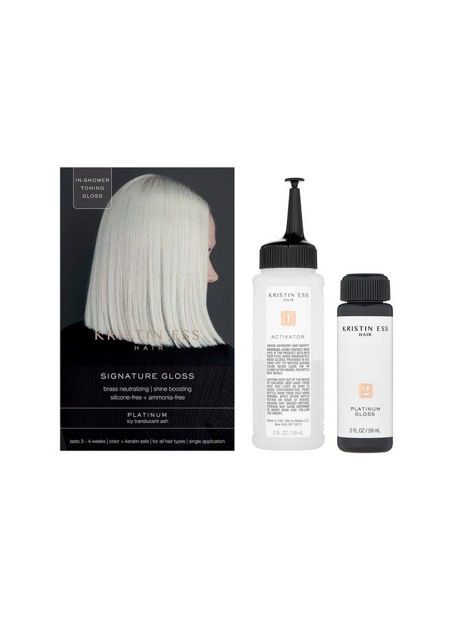The One Signature Hair Gloss Platinum Icy Translucent Ash