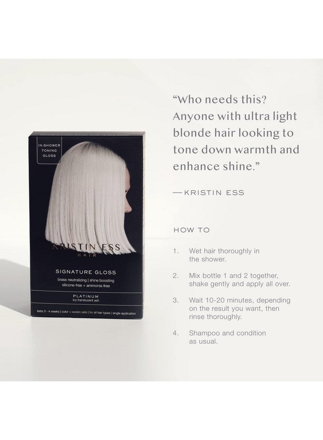 The One Signature Hair Gloss Platinum Icy Translucent Ash