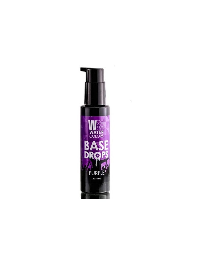 Base Drops Waterbased Formula With Nanopigments For Ultimate Versatility In Fashion Color Maintenance Purple 4 Oz