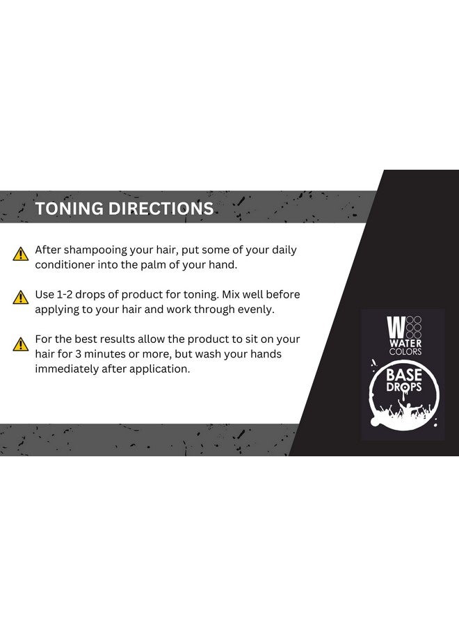 Base Drops Waterbased Formula With Nanopigments For Ultimate Versatility In Fashion Color Maintenance Purple 4 Oz