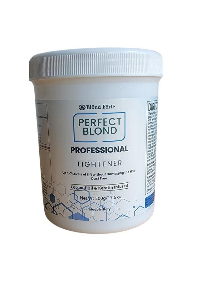 1.1 Pound Tub (17.6 Ounce) Perfect Blond Extra Strength Professional Hair Dye Toner Lightener Bleach Made In Italy