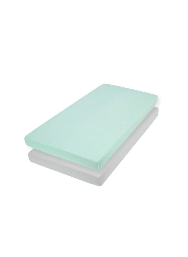 2-Piece Soft Breathable Cradle And Bassinet Mattress Set