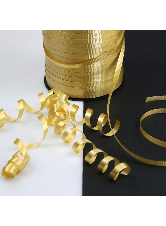 500 Yards Gold Curling Ribbon For Balloon Ribbon Balloon String Gift Wrapping Supplies Party Decorations Art Crafts