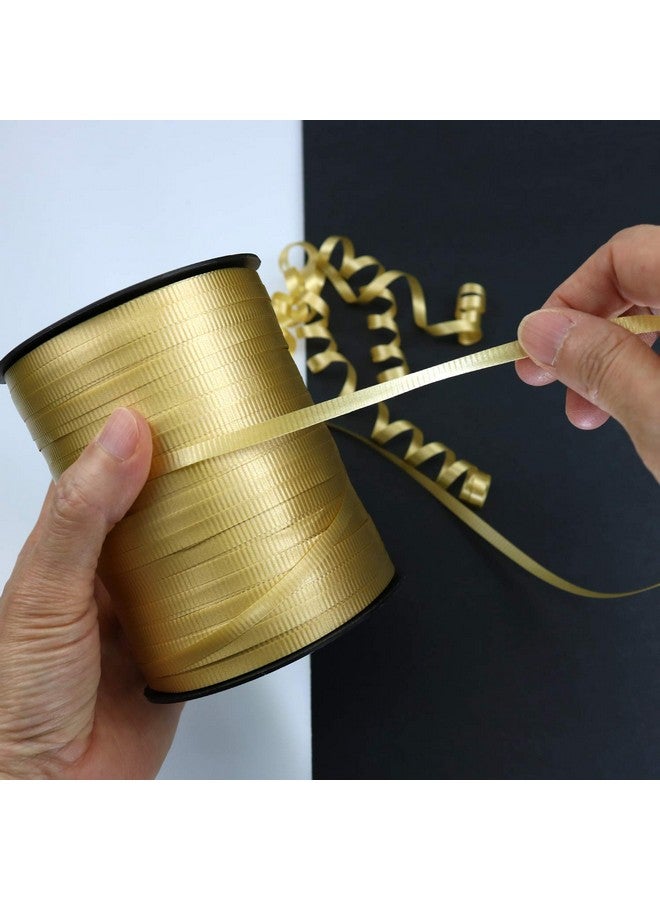 500 Yards Gold Curling Ribbon For Balloon Ribbon Balloon String Gift Wrapping Supplies Party Decorations Art Crafts